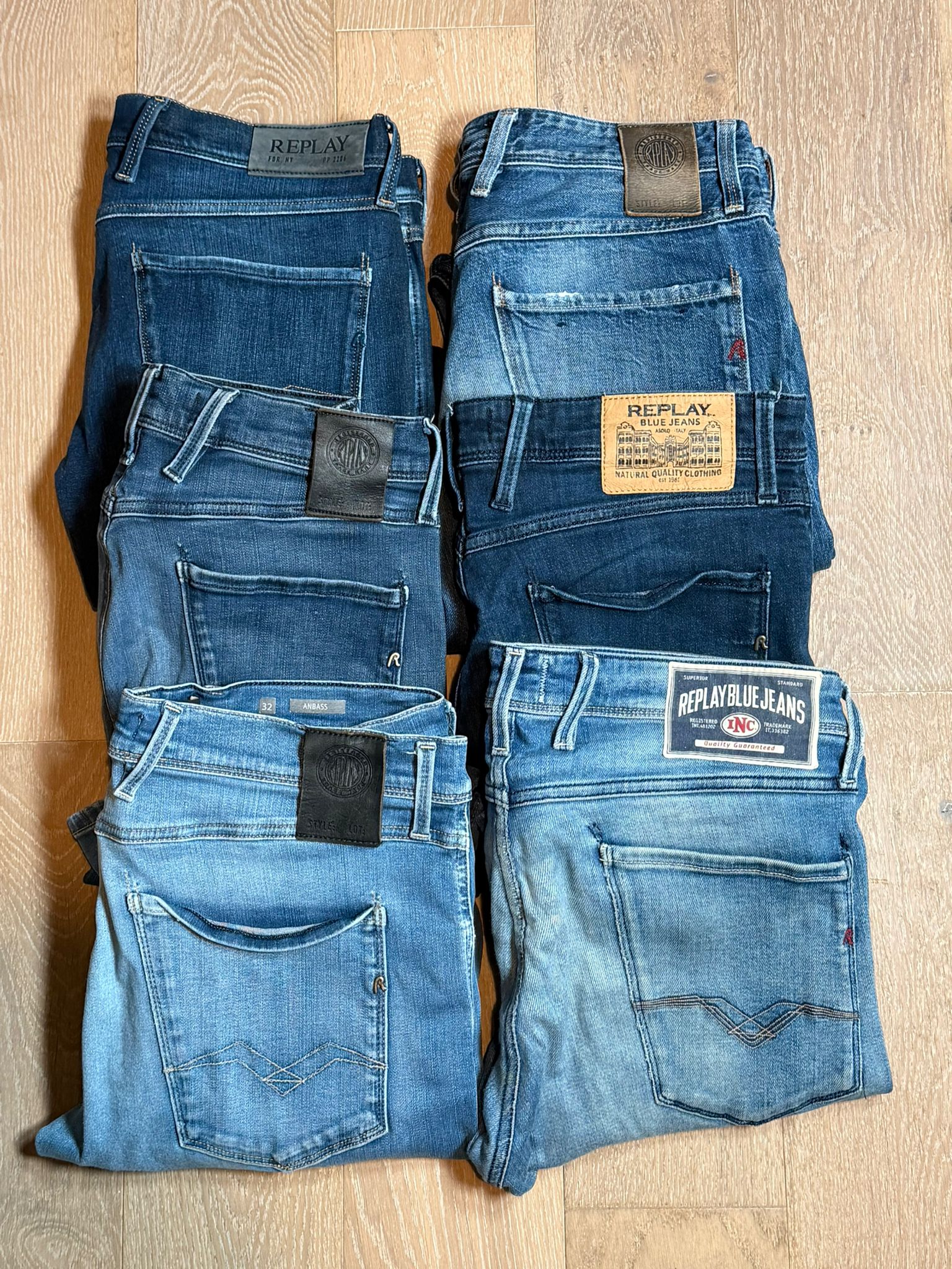 Replay Jeans Bulk x6