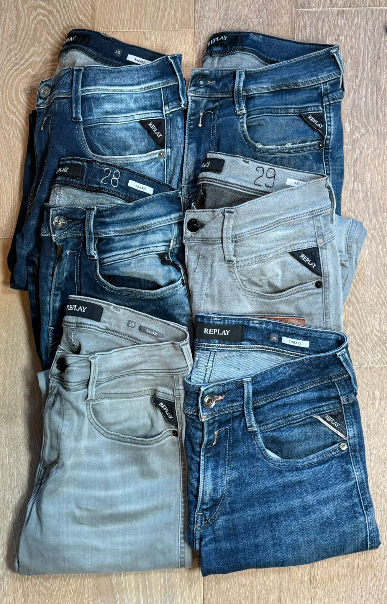 Replay Anbass Jeans Bulk x6