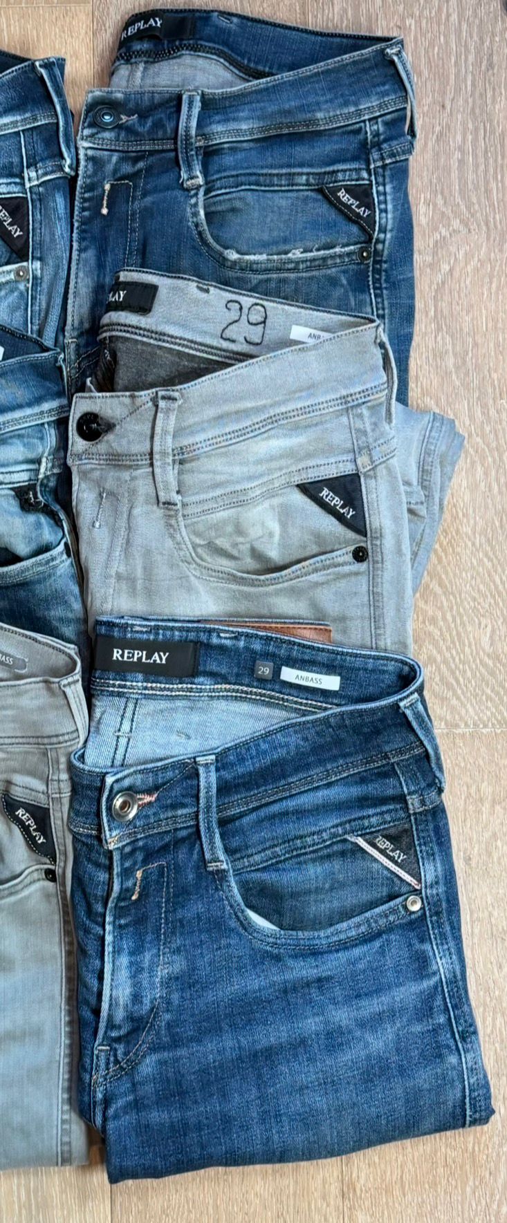 Replay Anbass Jeans Bulk x6
