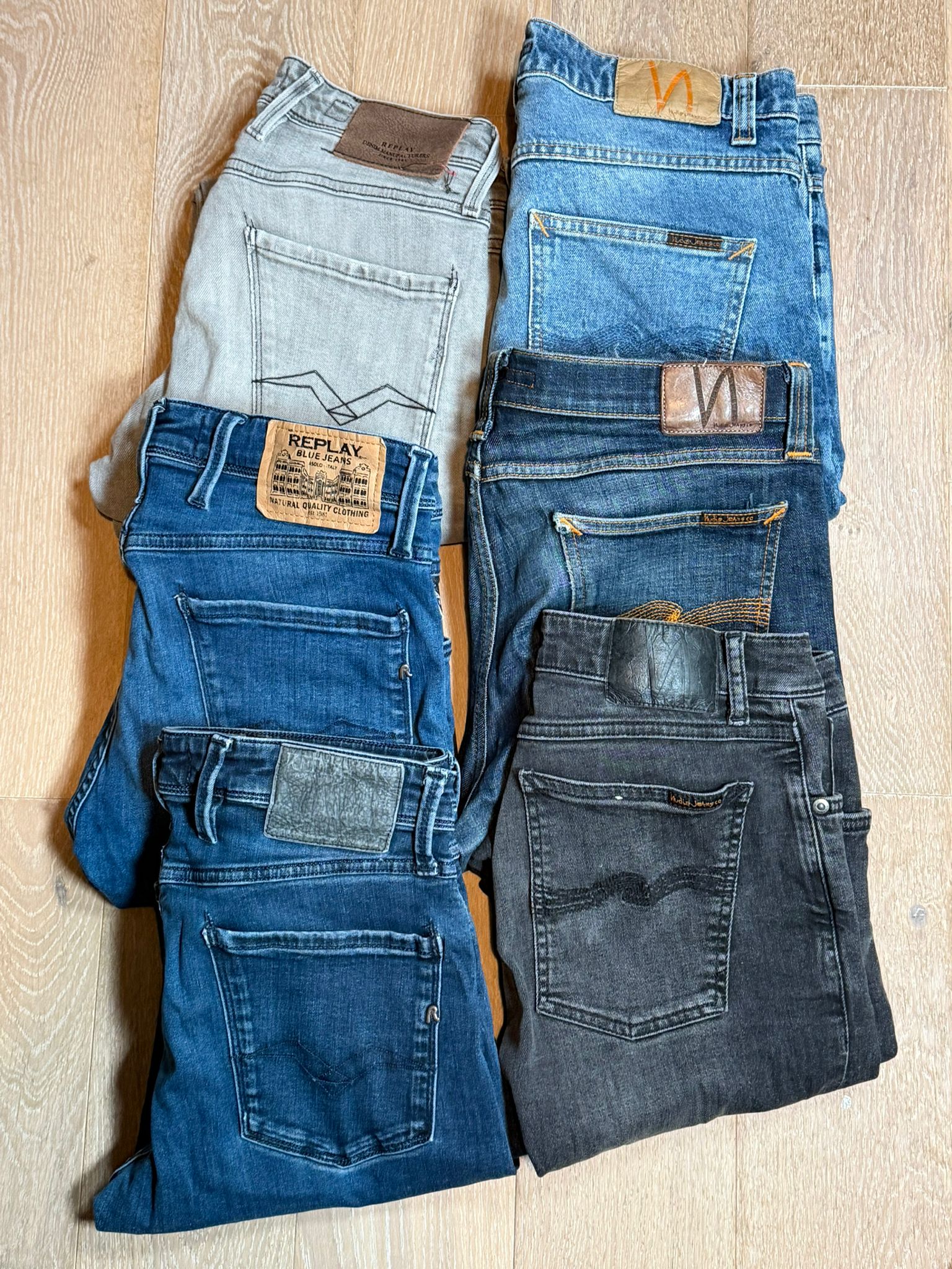 Replay Anbass / Nudie Jeans Bulk x6