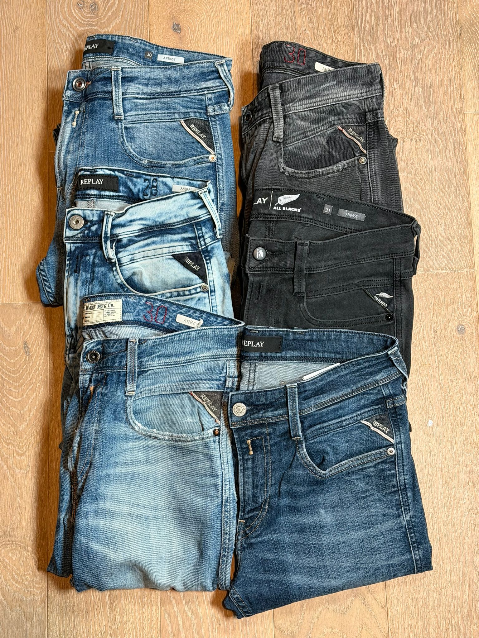 Replay Anbass Jeans Bulk x6