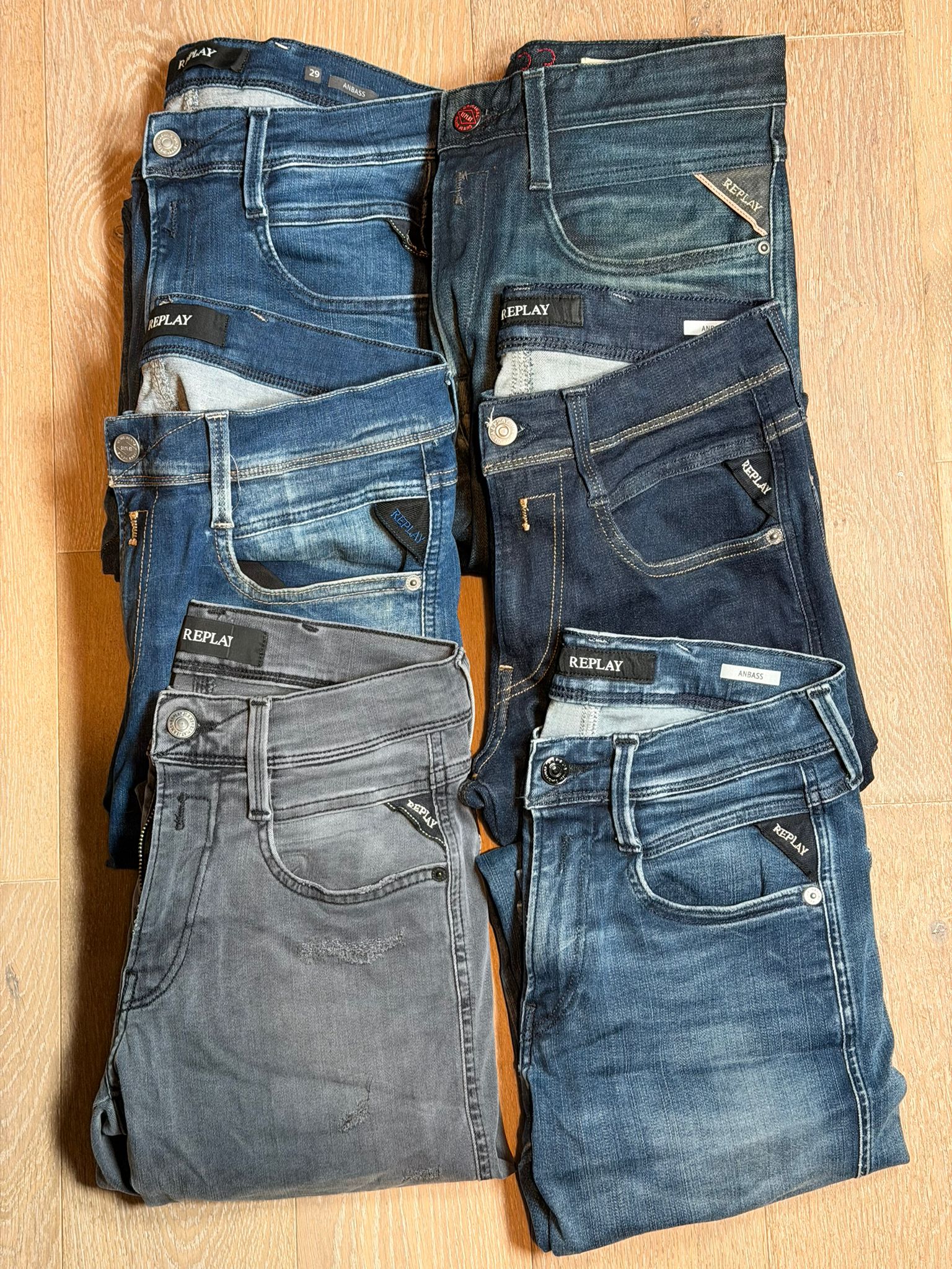 Replay Jeans Bulk x6
