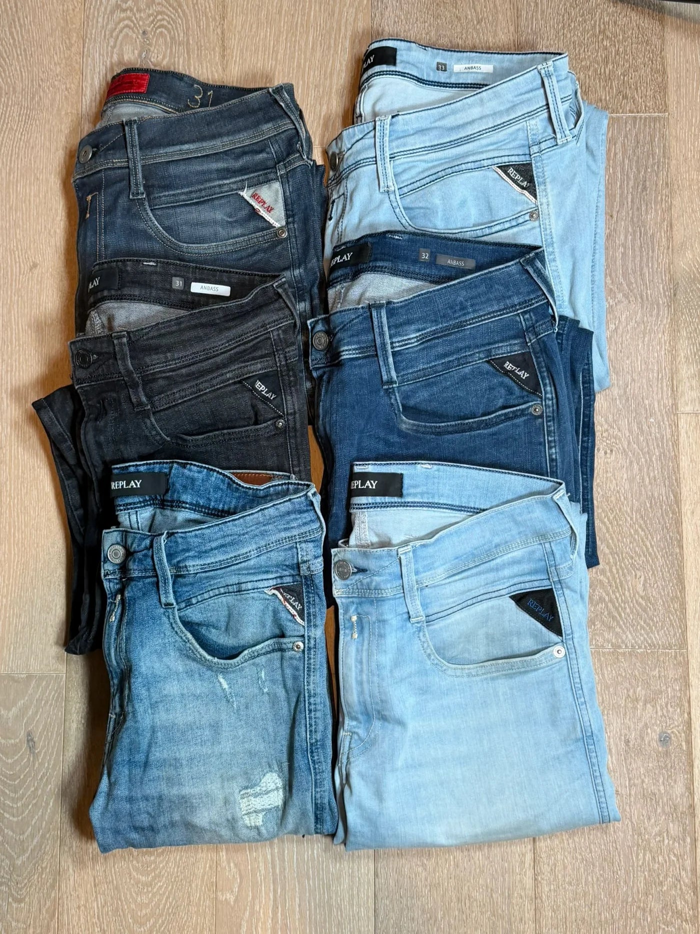 Replay Anbass Jeans Bulk x6