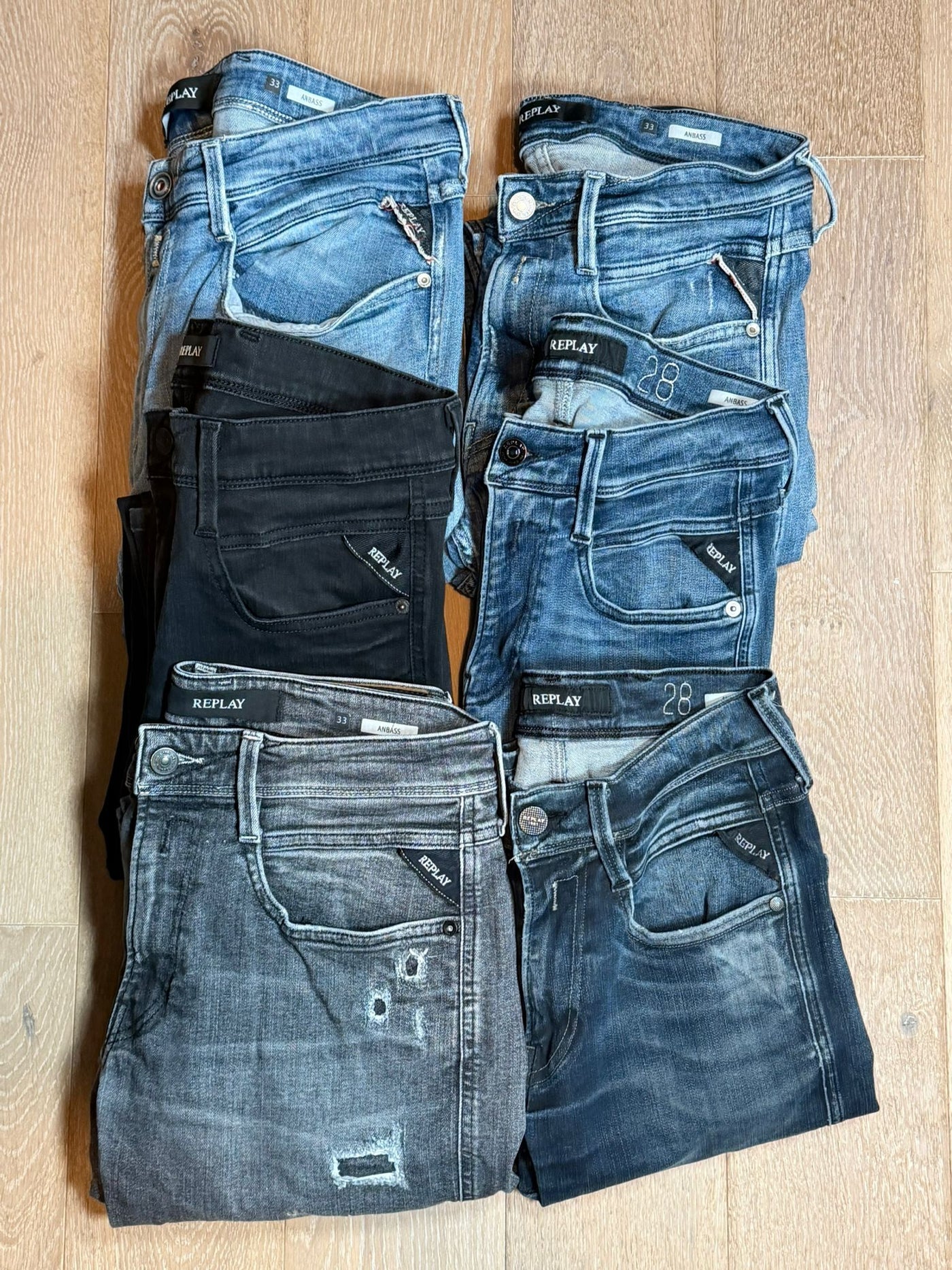 Replay Anbass Jeans Bulk x6