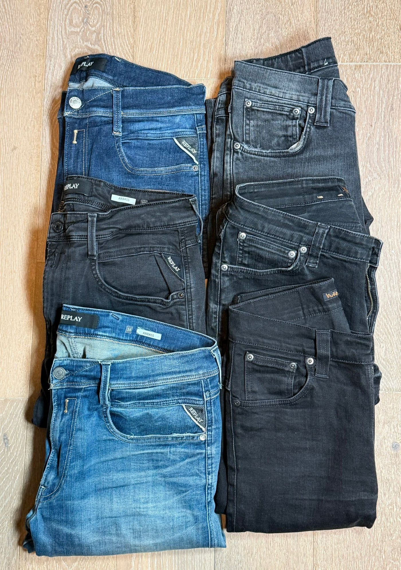 Replay Anbass / Nudie Jeans Bulk x6