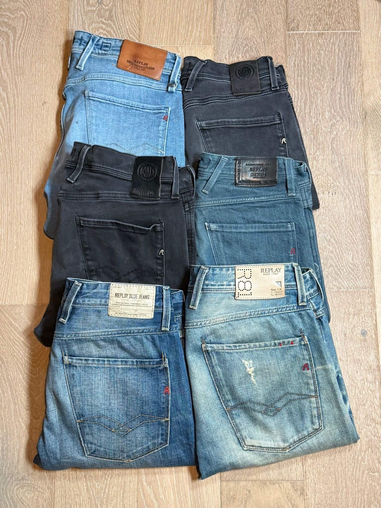 Replay Jeans Bulk x6