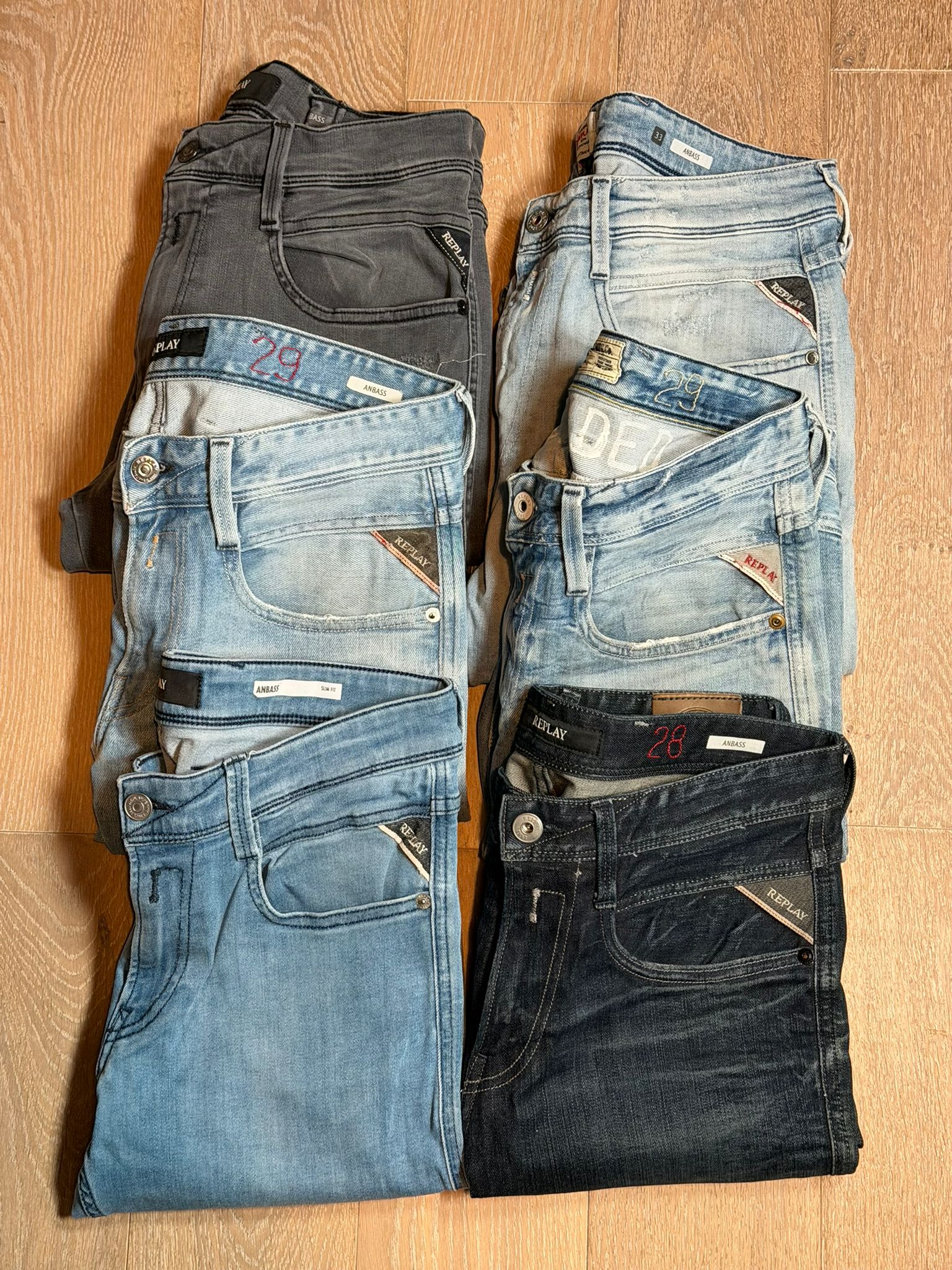 Replay Jeans Bulk x6