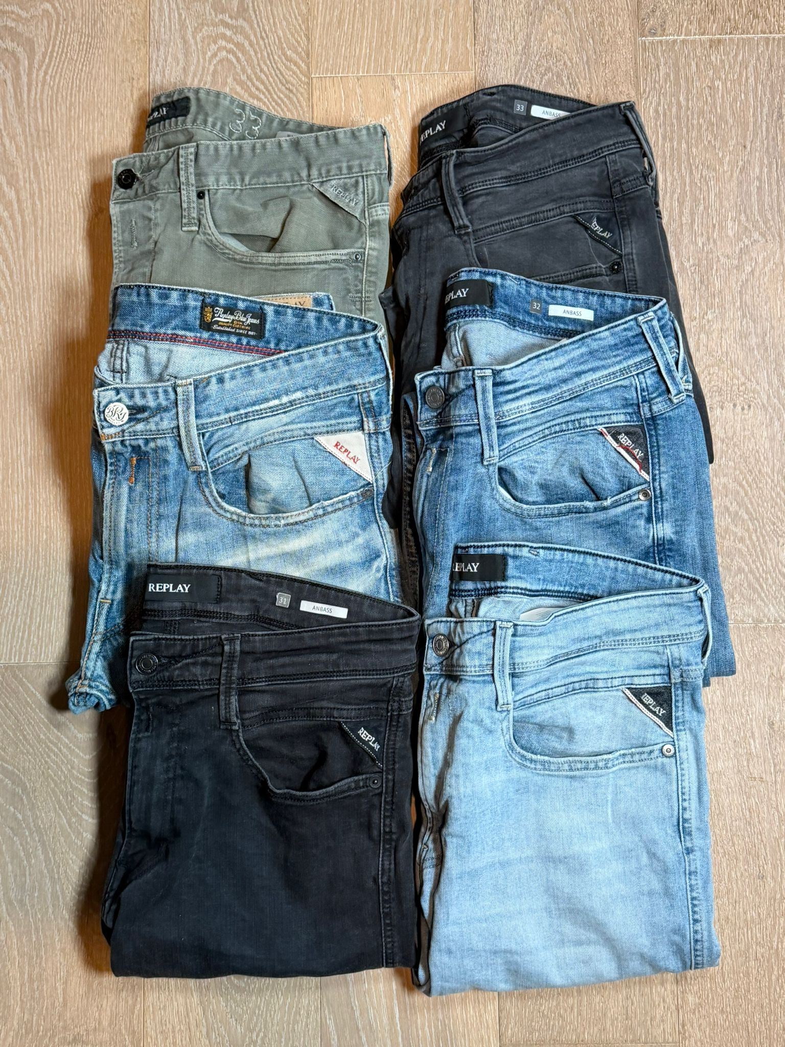 Replay Jeans Bulk x6
