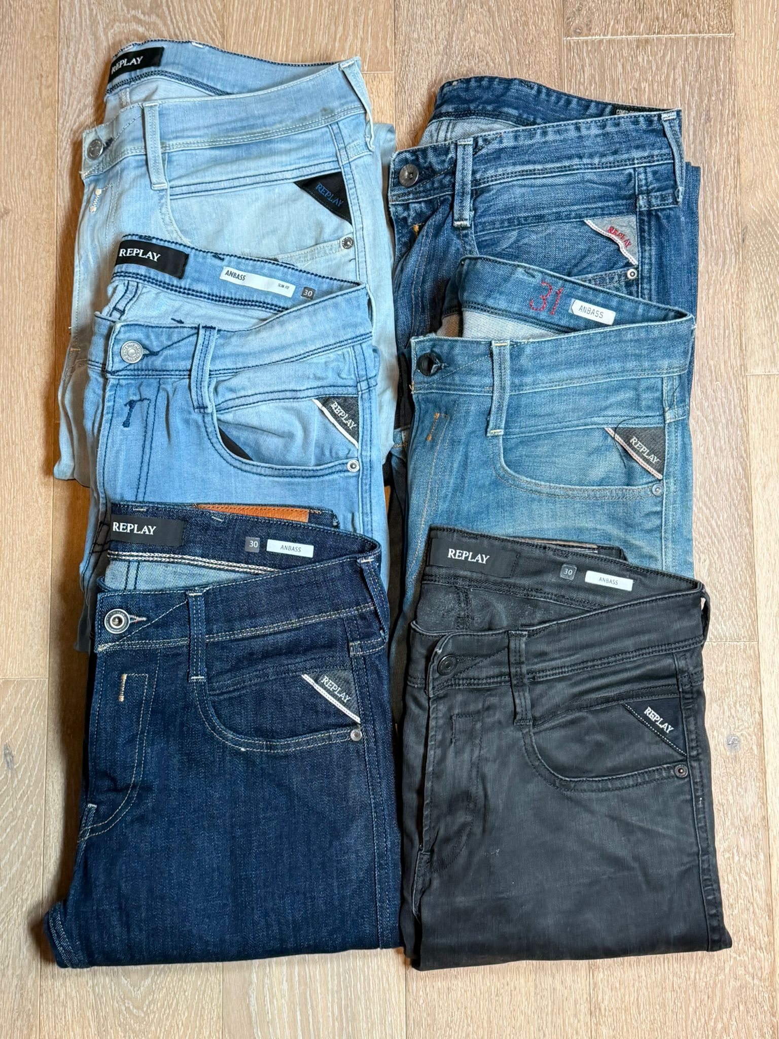 Replay Jeans Bulk x6