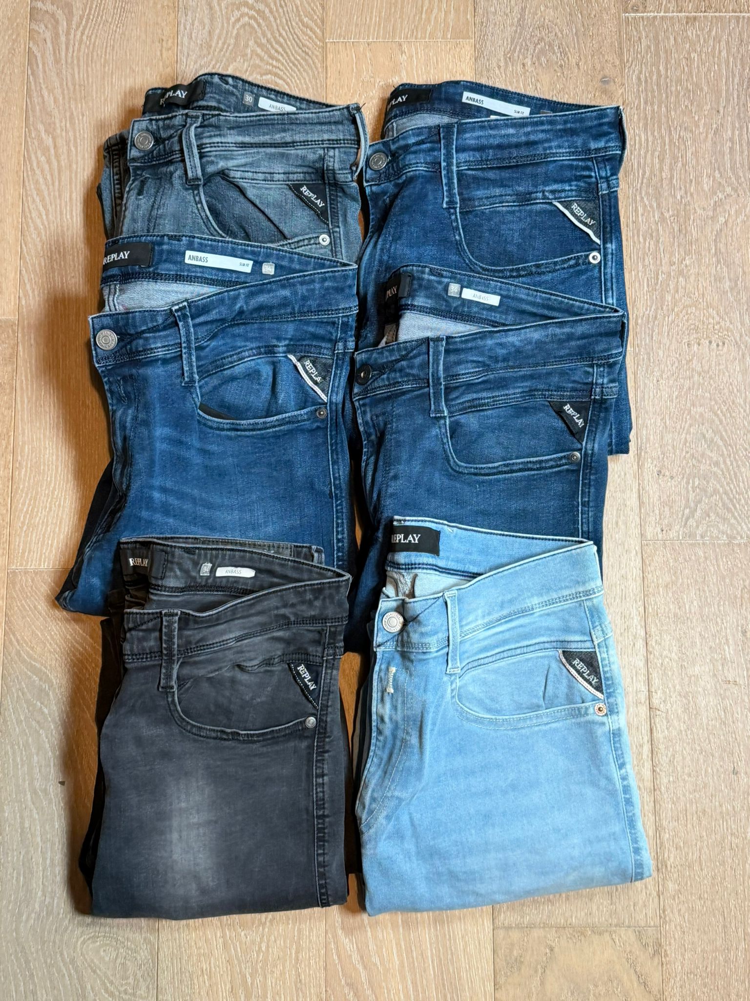 Replay Anbass Jeans Bulk x6