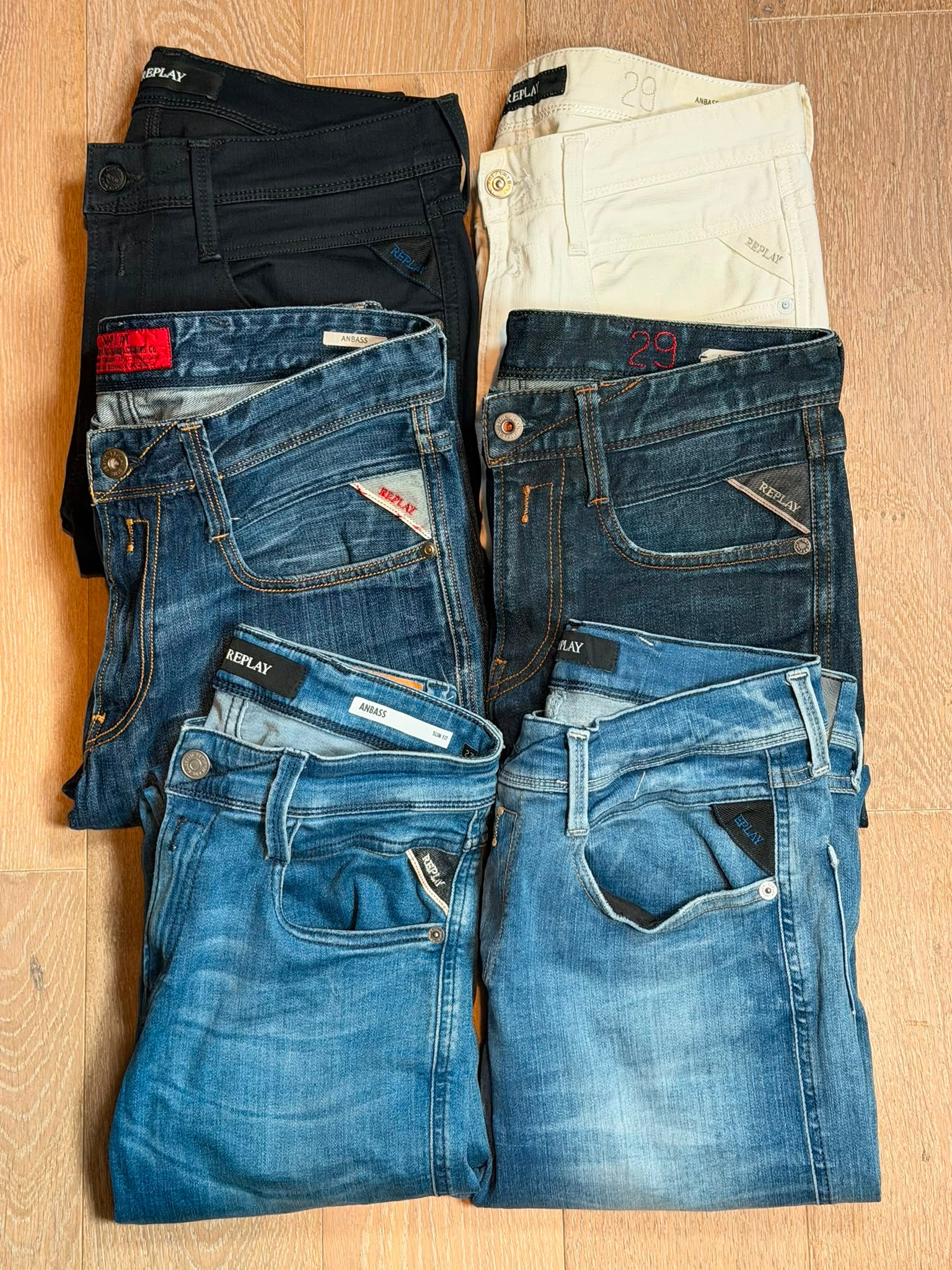 Replay Anbass Jeans Bulk x6