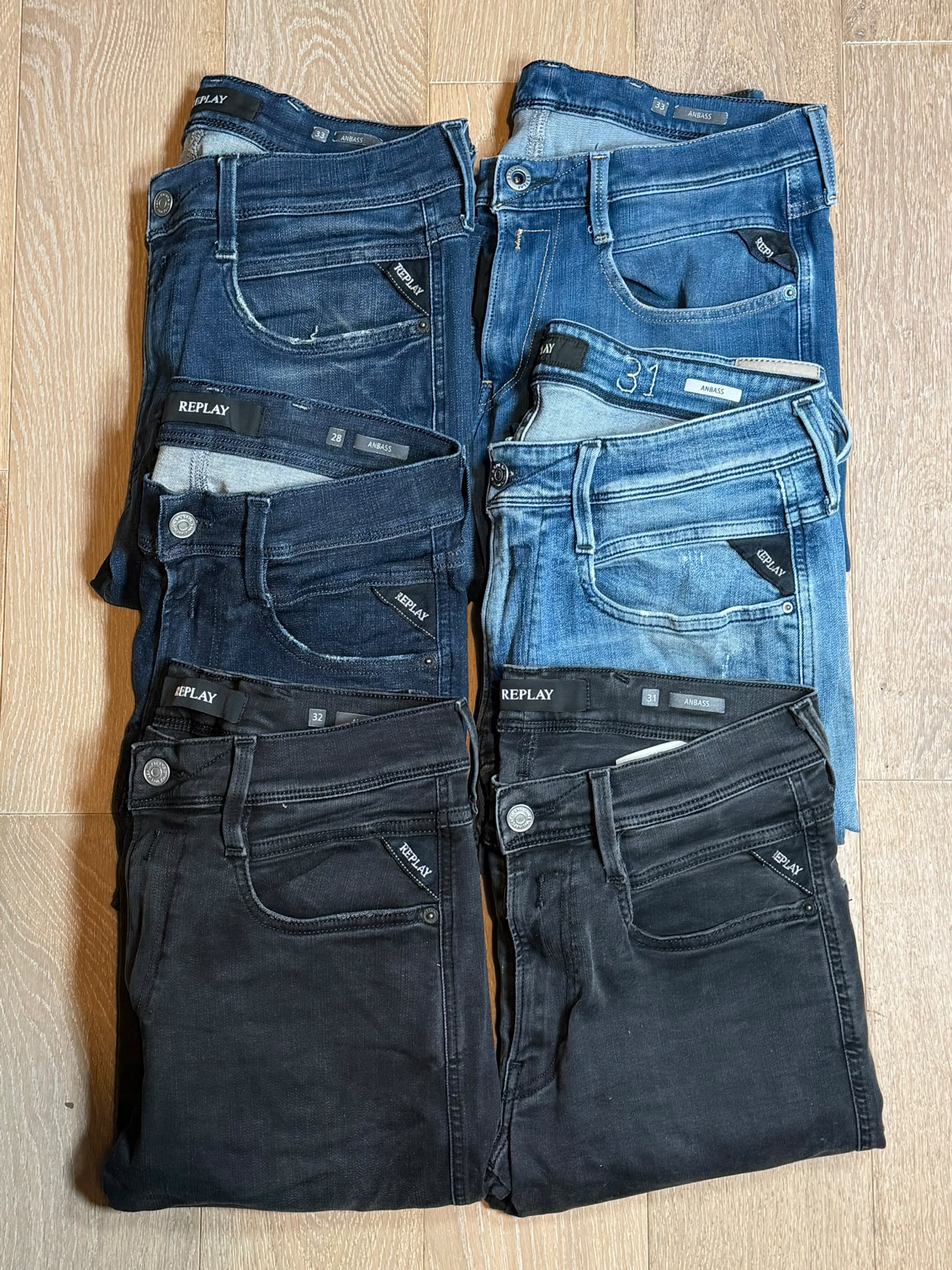Replay Anbass Jeans Bulk x6