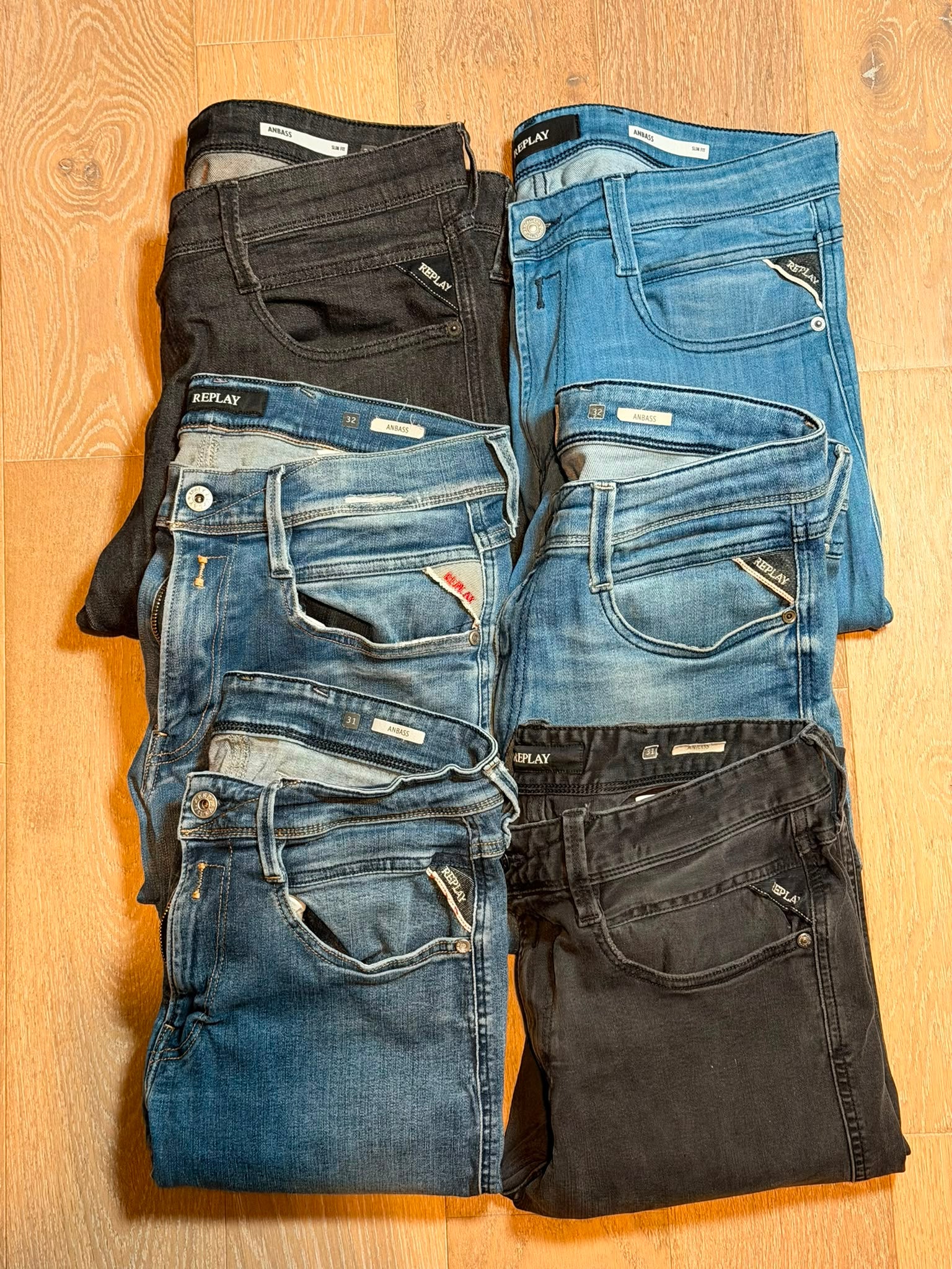 Replay Jeans Bulk x6