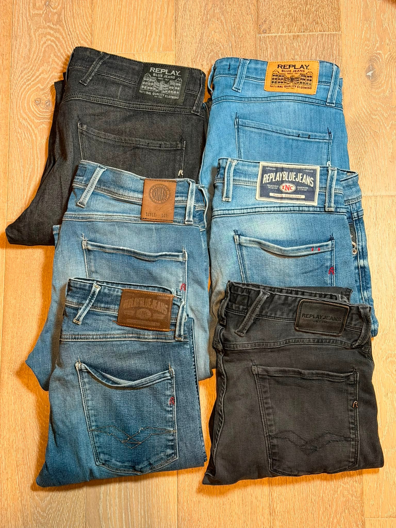 Replay Jeans Bulk x6