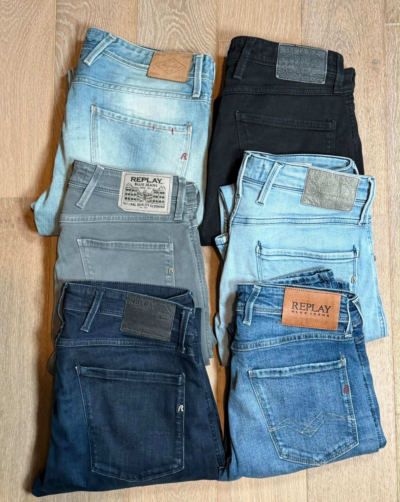 Replay Jeans Bulk x6