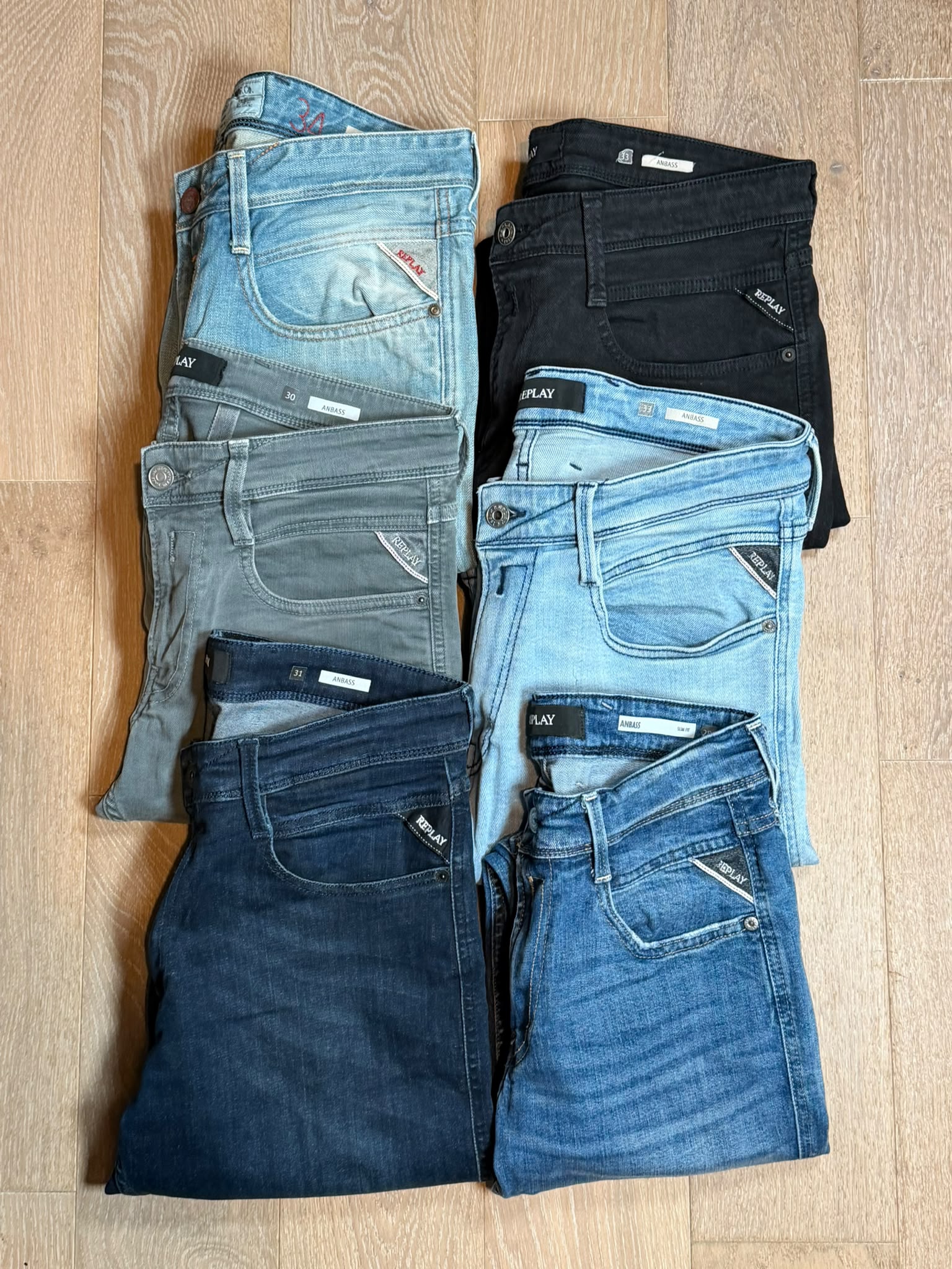 Replay Jeans Bulk x6
