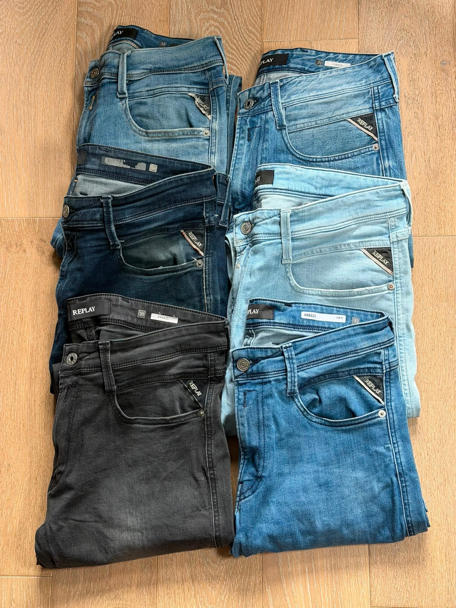 Replay Anbass Jeans Bulk x6