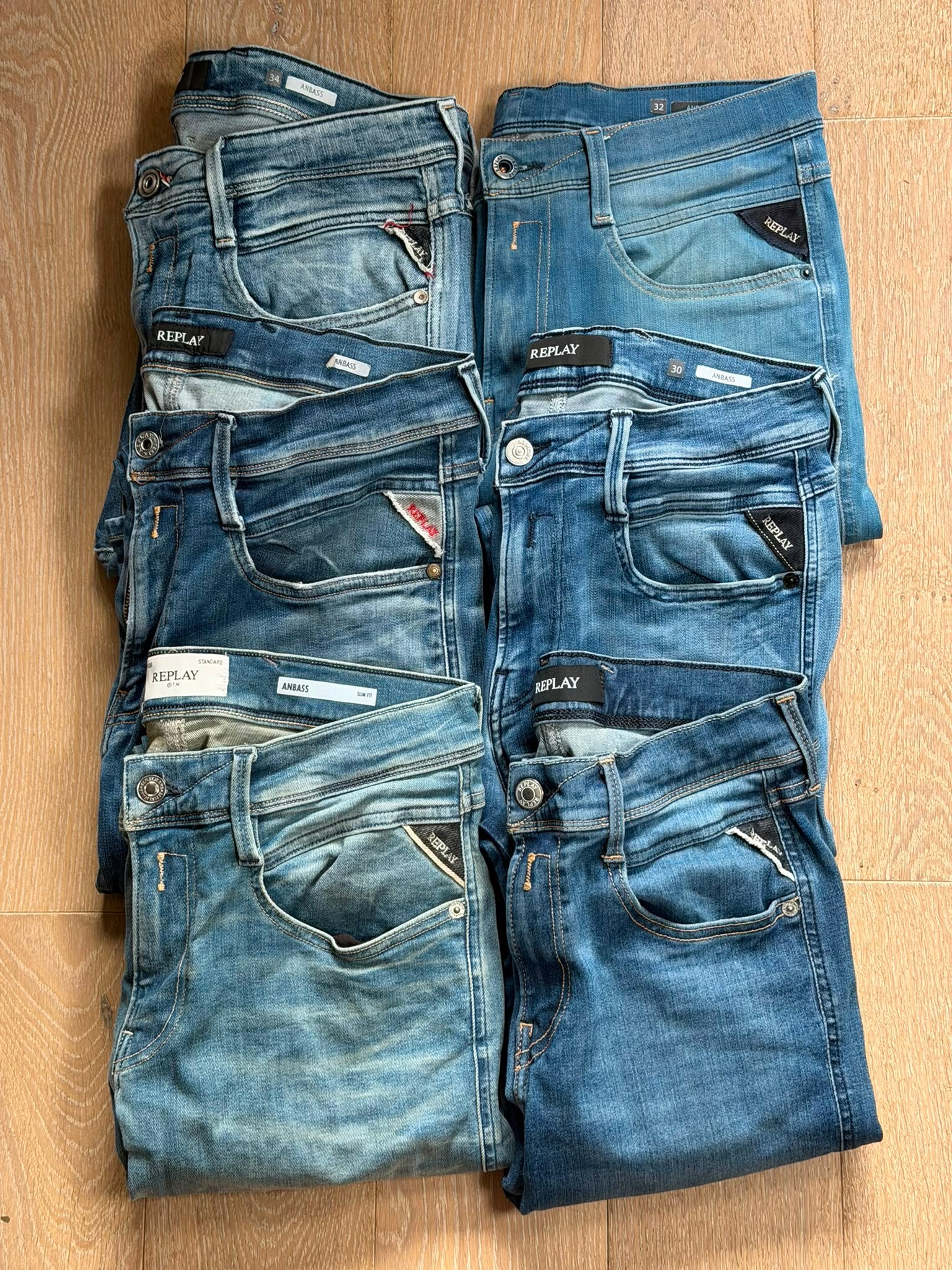 Replay Anbass Jeans Bulk x6