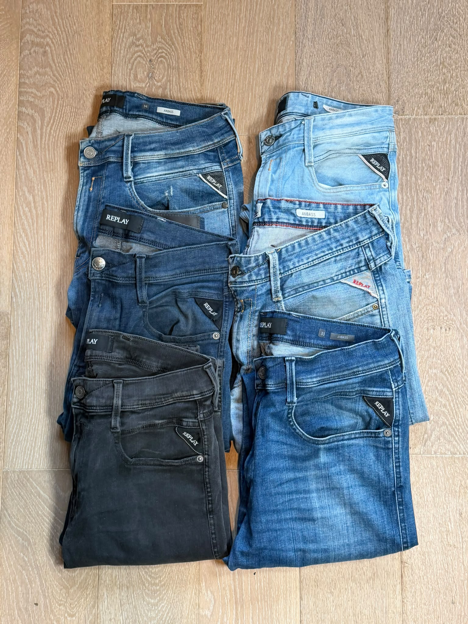 Replay Anbass Jeans Bulk x6