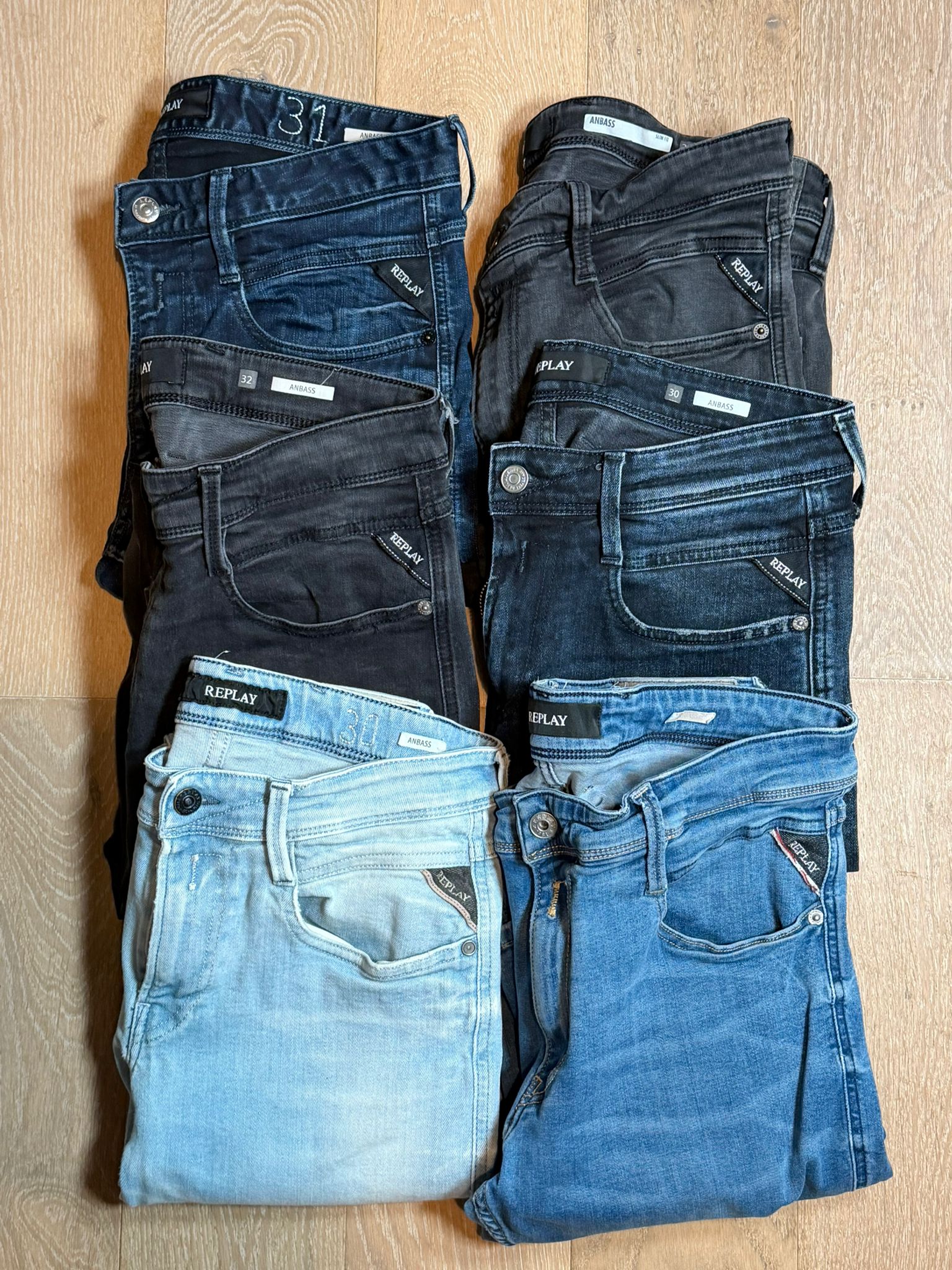 Replay Anbass Jeans Bulk x6