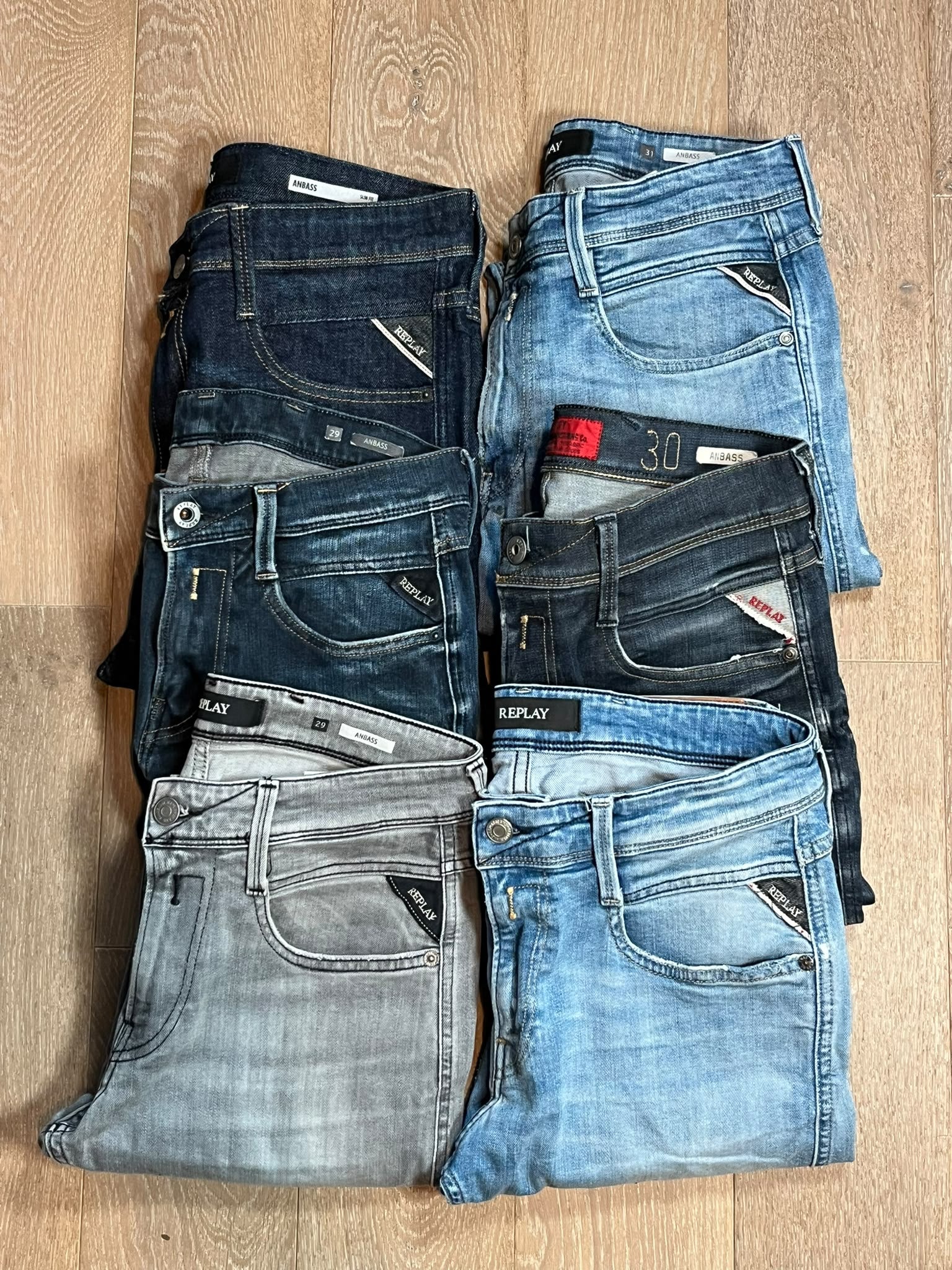 Replay Anbass Jeans Bulk x6
