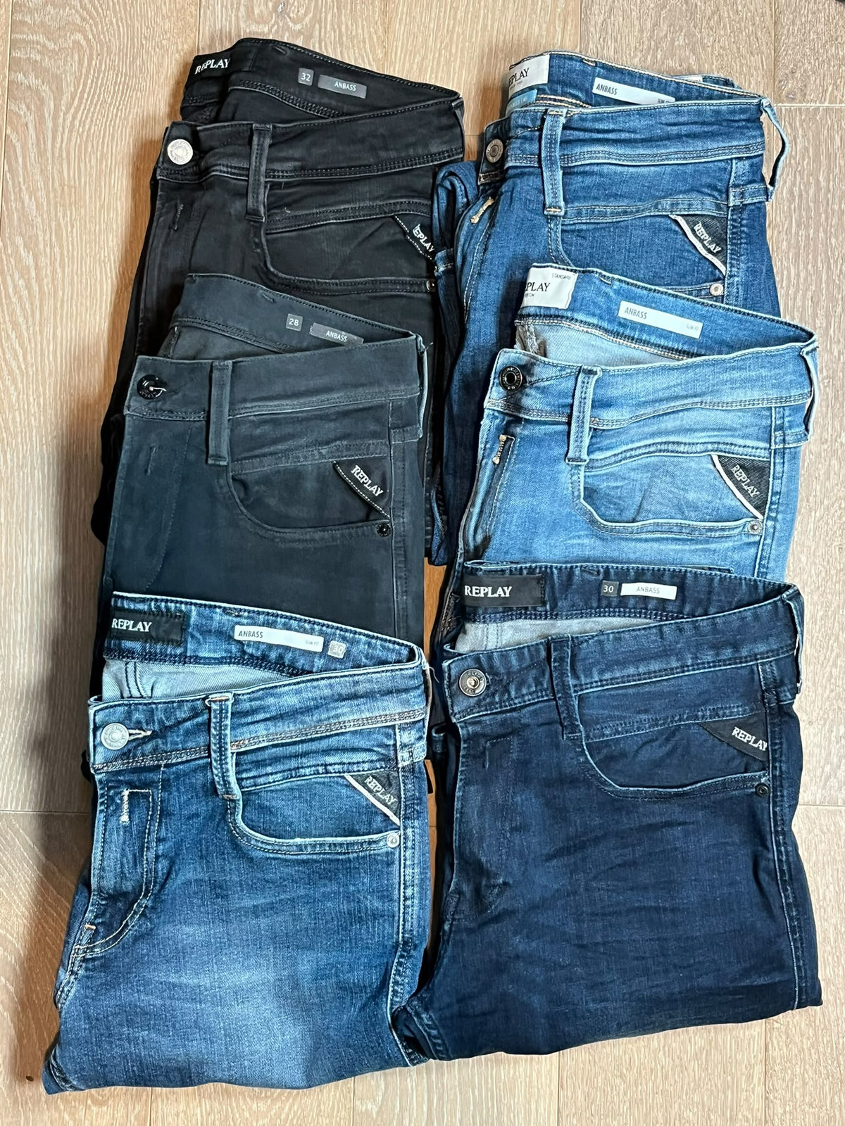 Replay Anbass Jeans Bulk x6