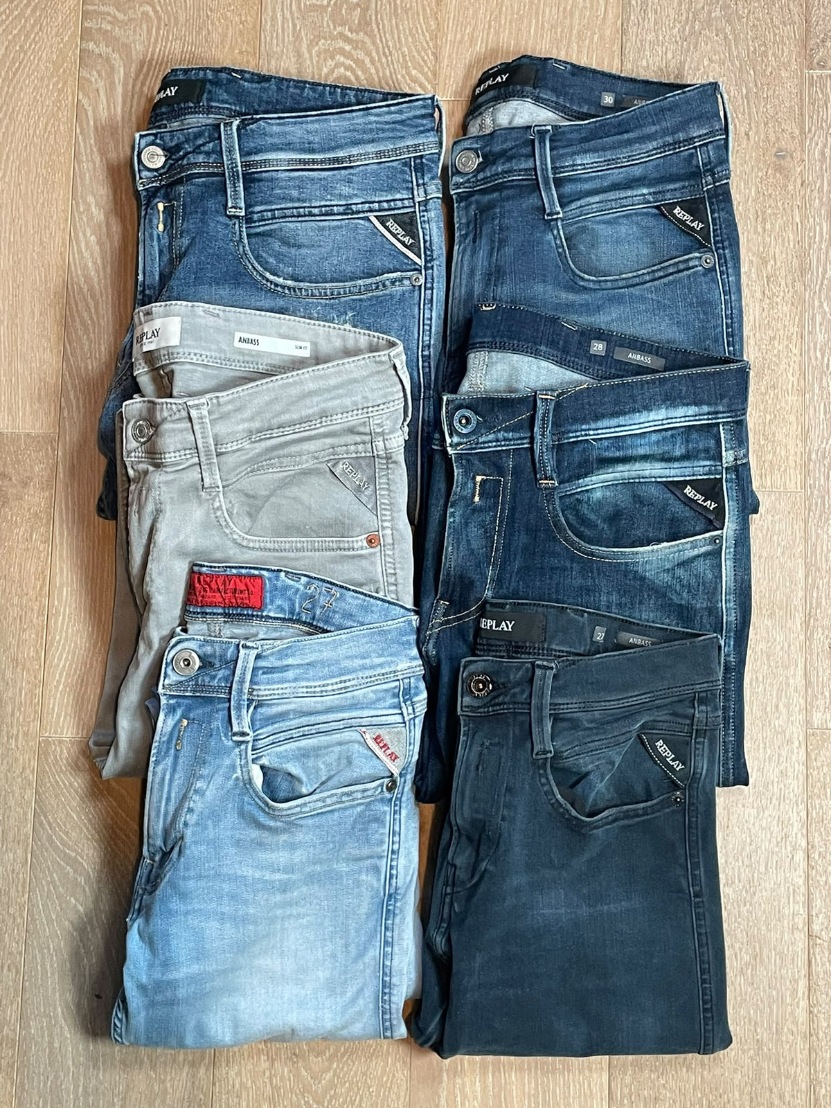 Replay Anbass Jeans Bulk x6
