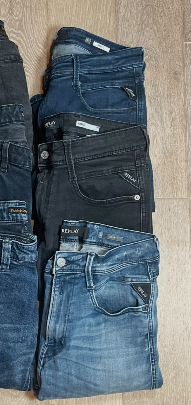 Replay Anbass & Nudie Jeans bulk x6
