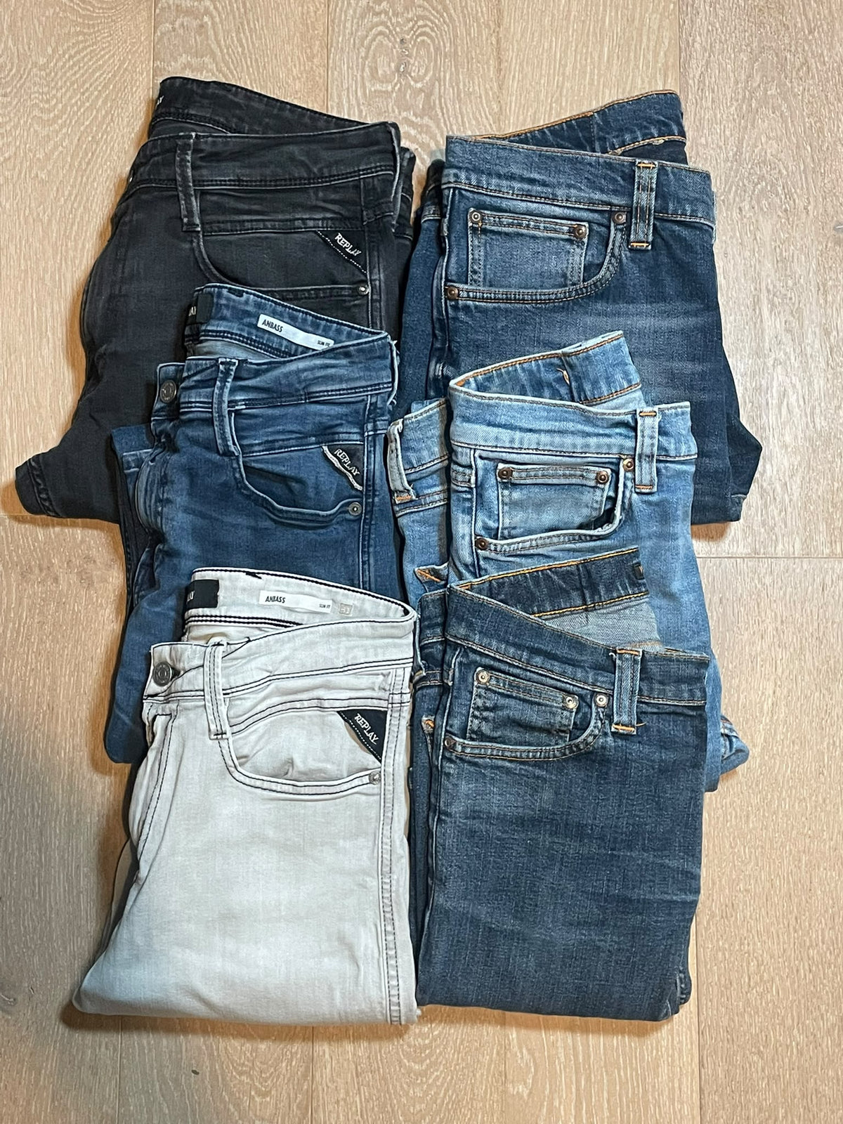 Replay Anbass & Nudie Jeans bulk x6
