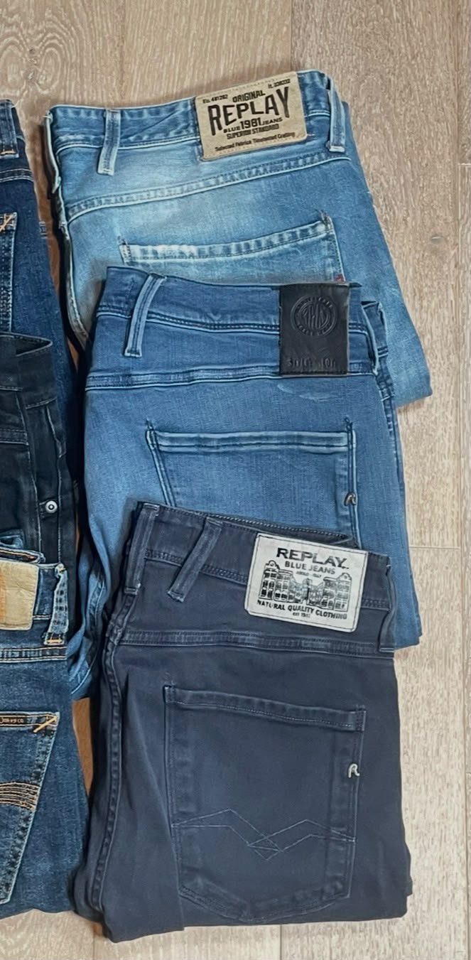Replay Anbass & Nudie Jeans bulk x6