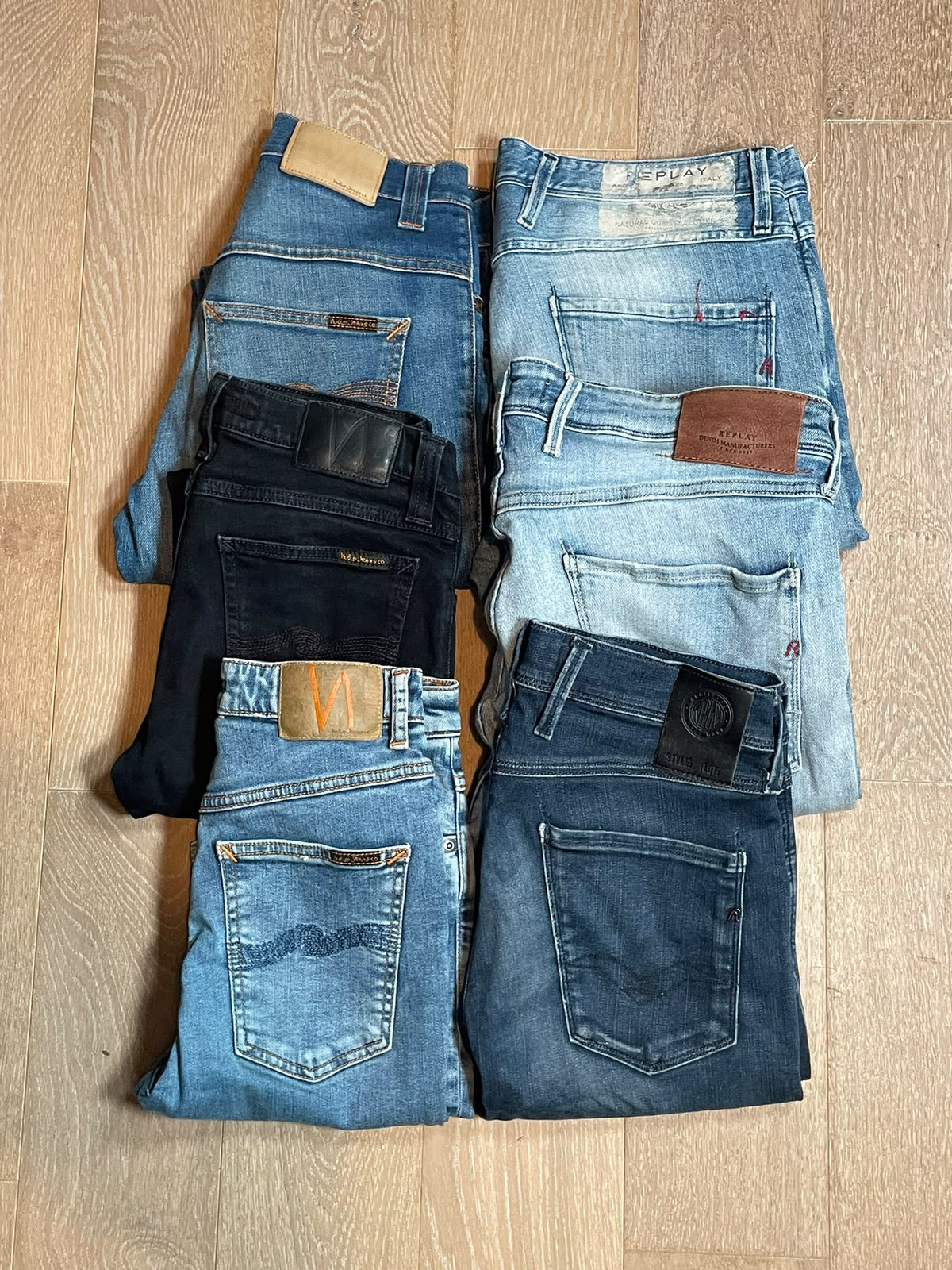 Replay Anbass & Nudie Jeans x6