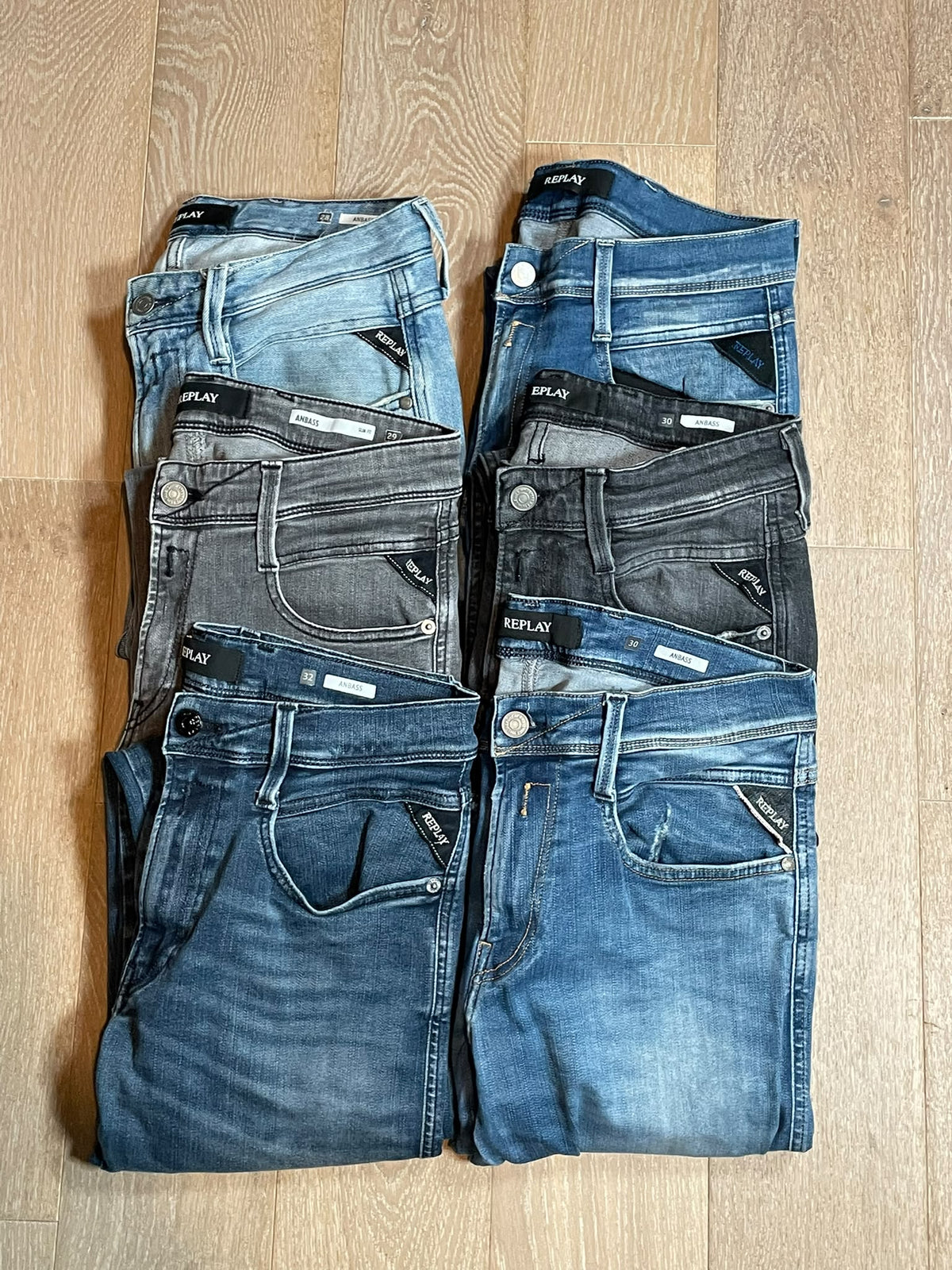 Replay Anbass Jeans Bulk x6