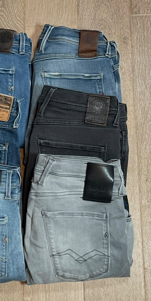 6x Replay Anbass Jeans  Size Range W29 - W31