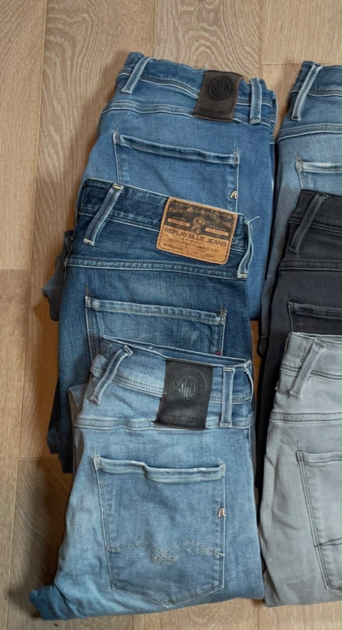 6x Replay Anbass Jeans  Size Range W29 - W31