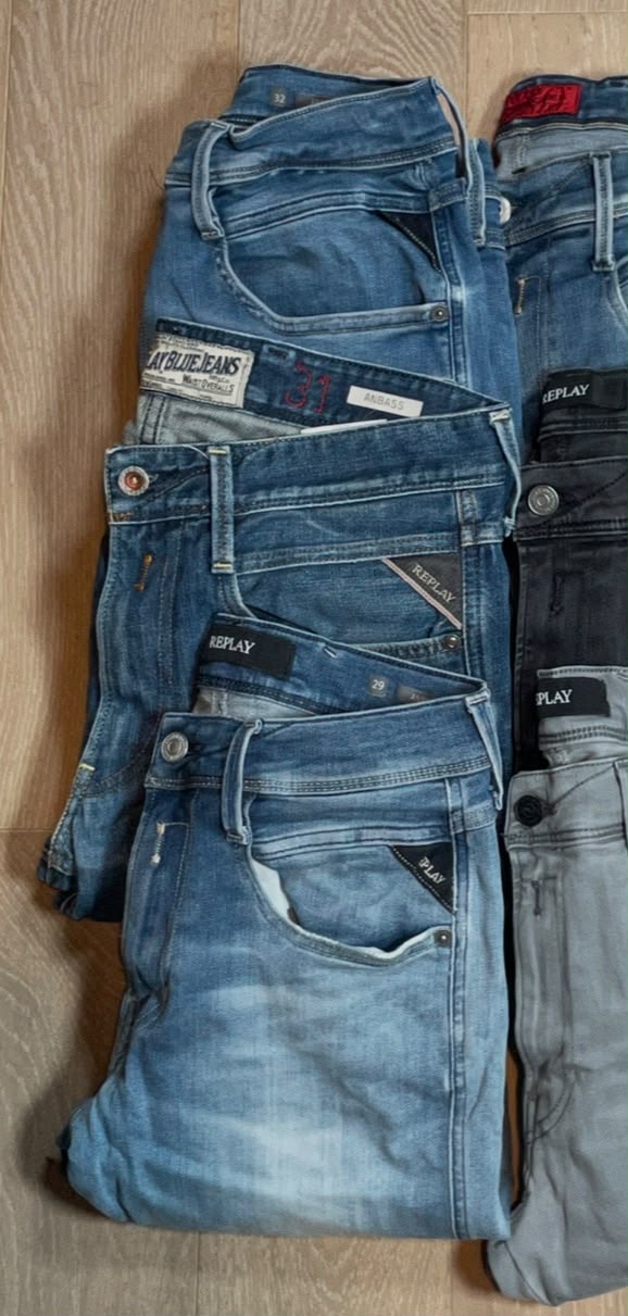 6x Replay Anbass Jeans  Size Range W29 - W31