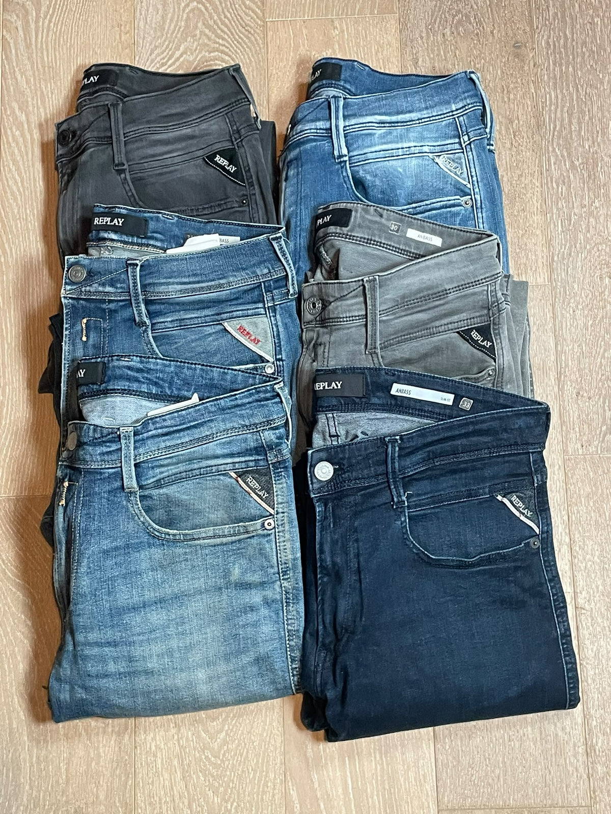 Replay Anbass Jeans Bulk x6