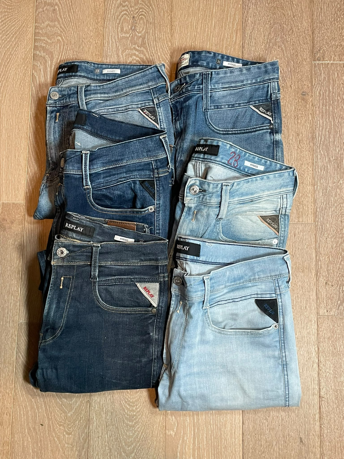 Replay Anbass Jeans Bulk x6