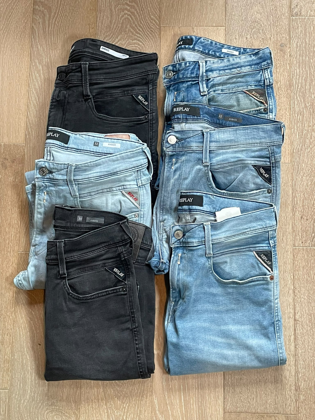 Replay Anbass Jeans Bulk x6