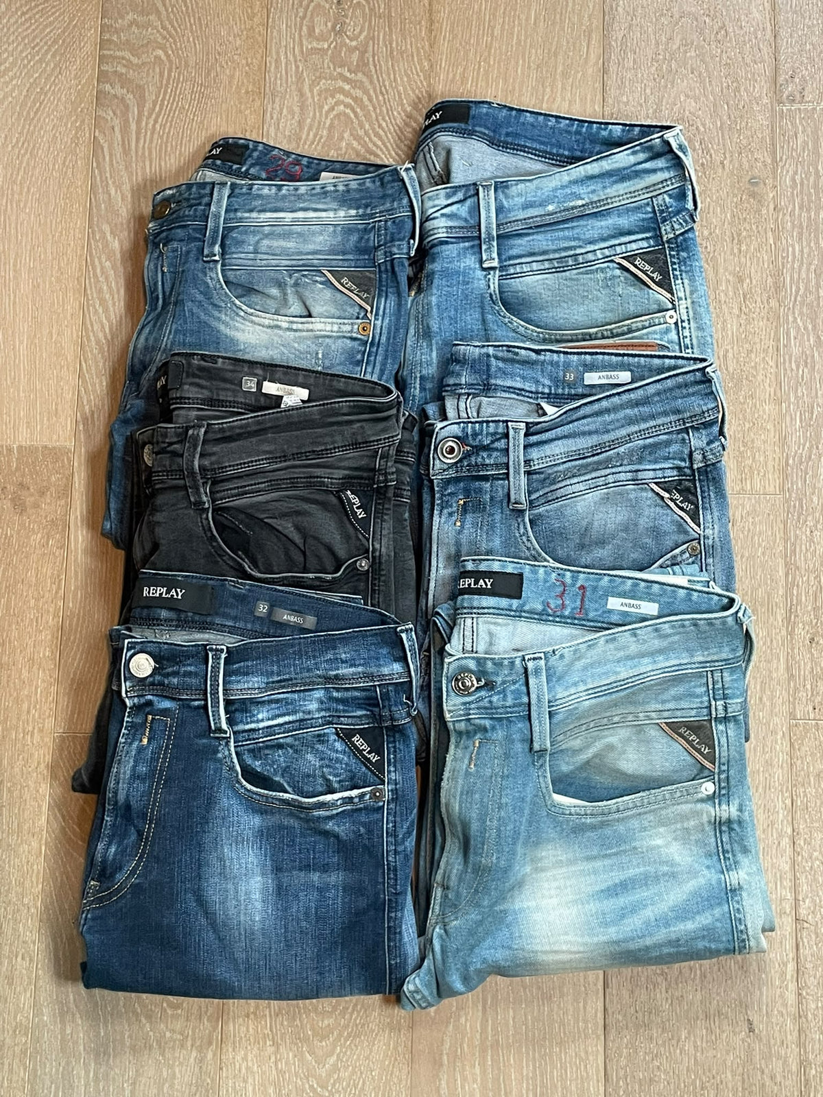 Replay Anbass Jeans Bulk x6