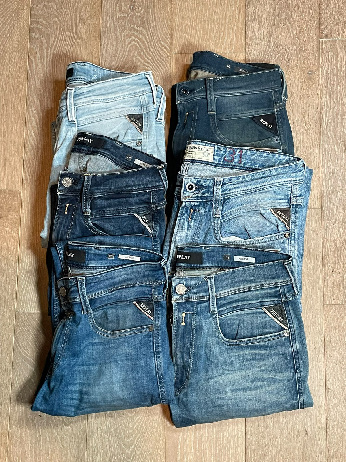 Replay Anbass Jeans Bulk x6