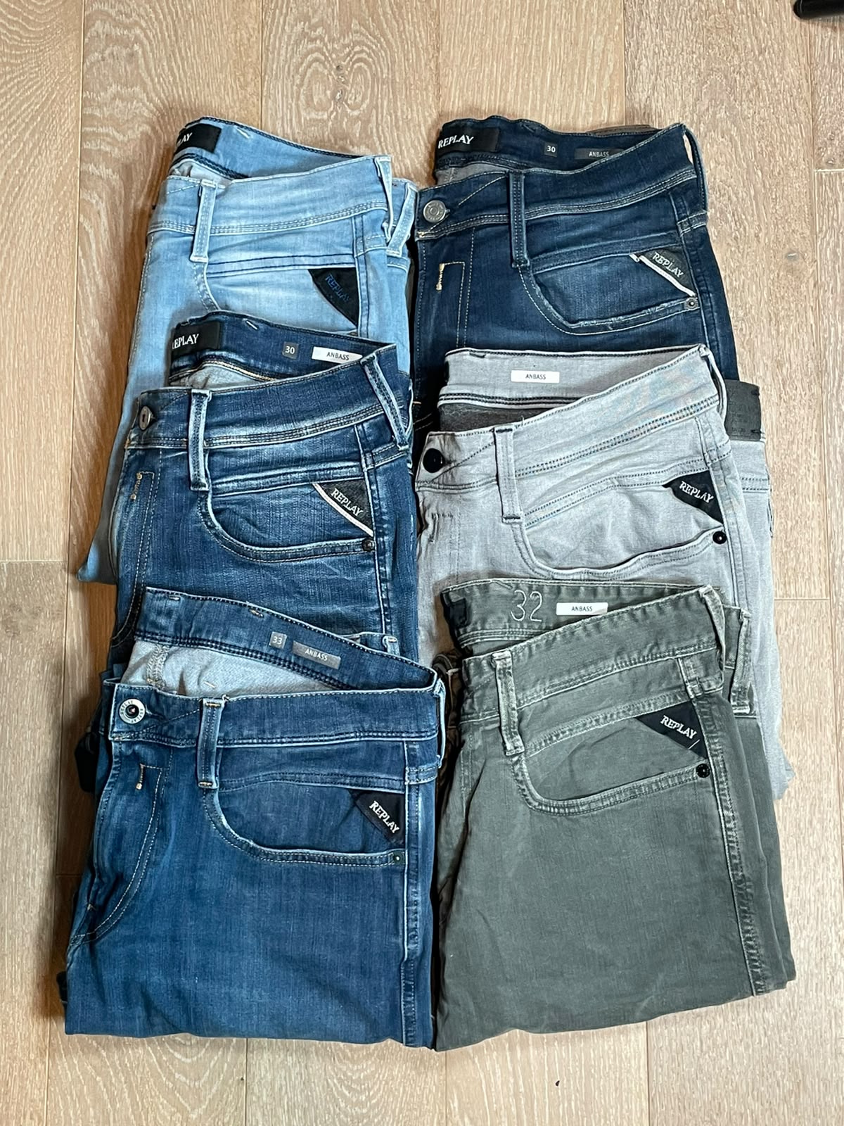 Replay Anbass Jeans Bulk x6